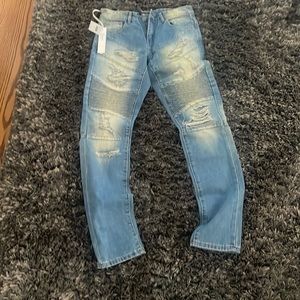 Mens ripped jeans
